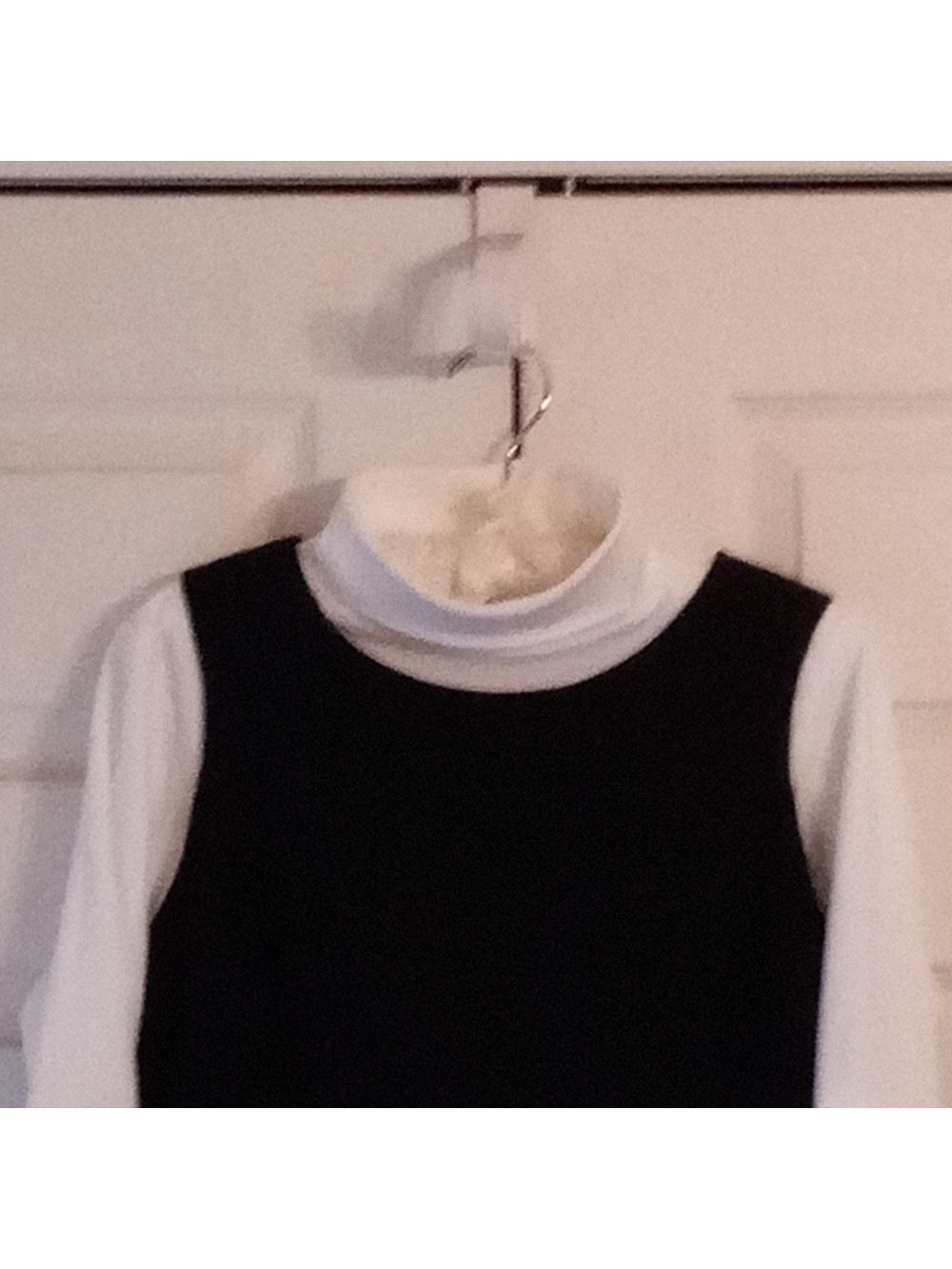 Talbots Black Wool Jumper Dress Size 6 - Picture 3 of 8